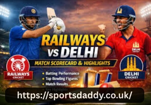 Railways Cricket Team Vs Delhi Cricket Team Match Scorecard